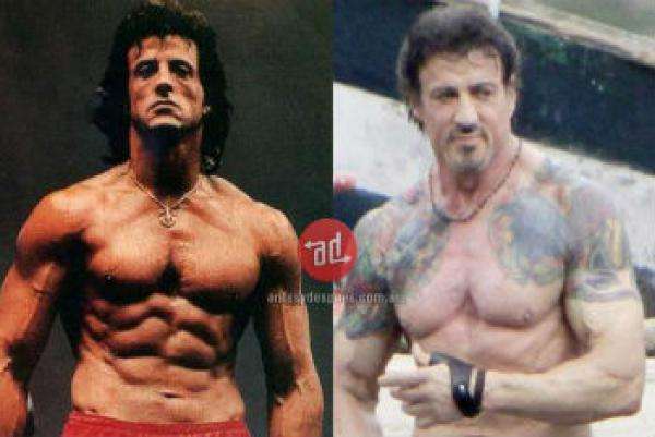 noticias famosos musculosos antes y después